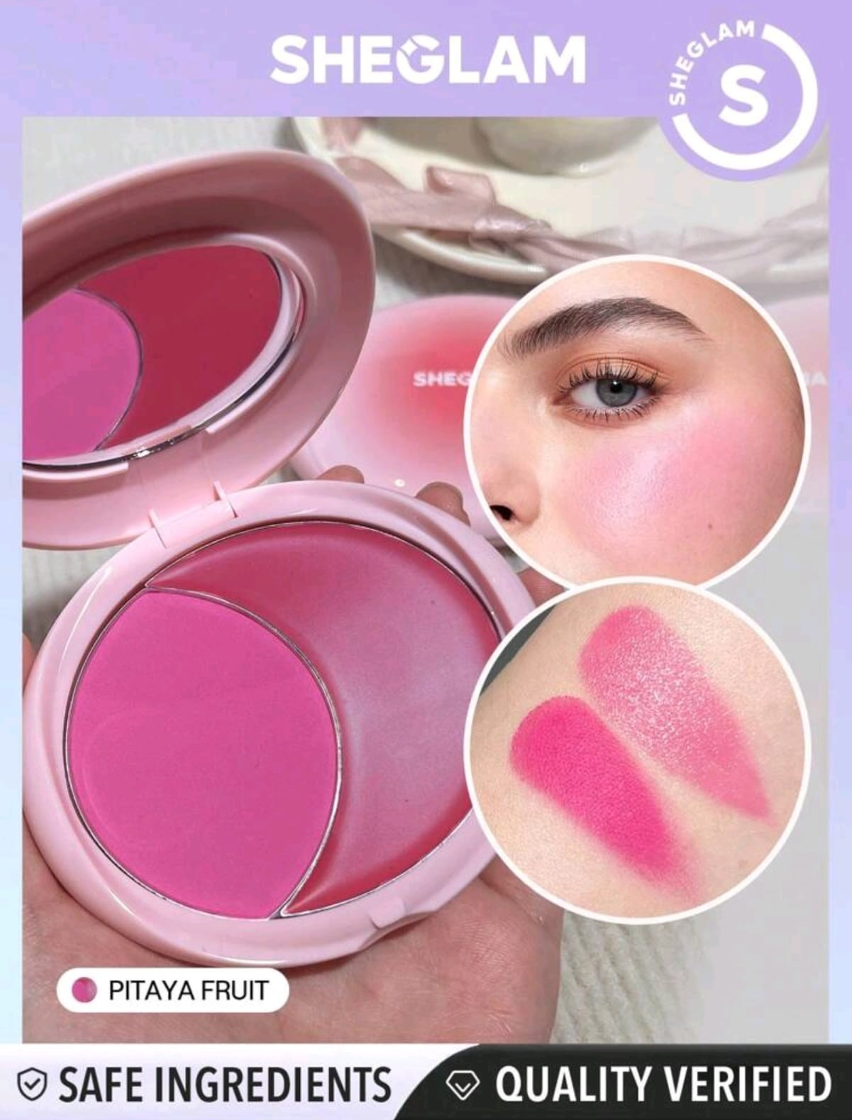 SHEGLAM Cheek 2 Cheek Blush Duo