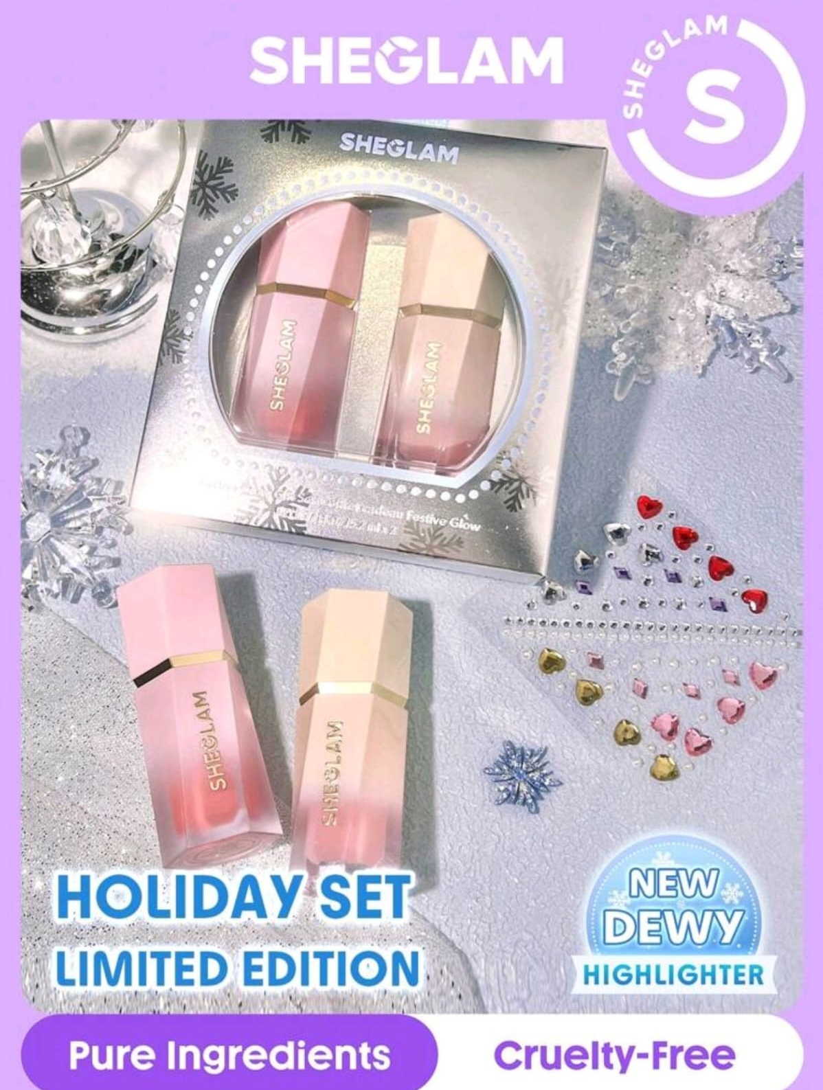 SHEGLAM Festive Glow Gift Set