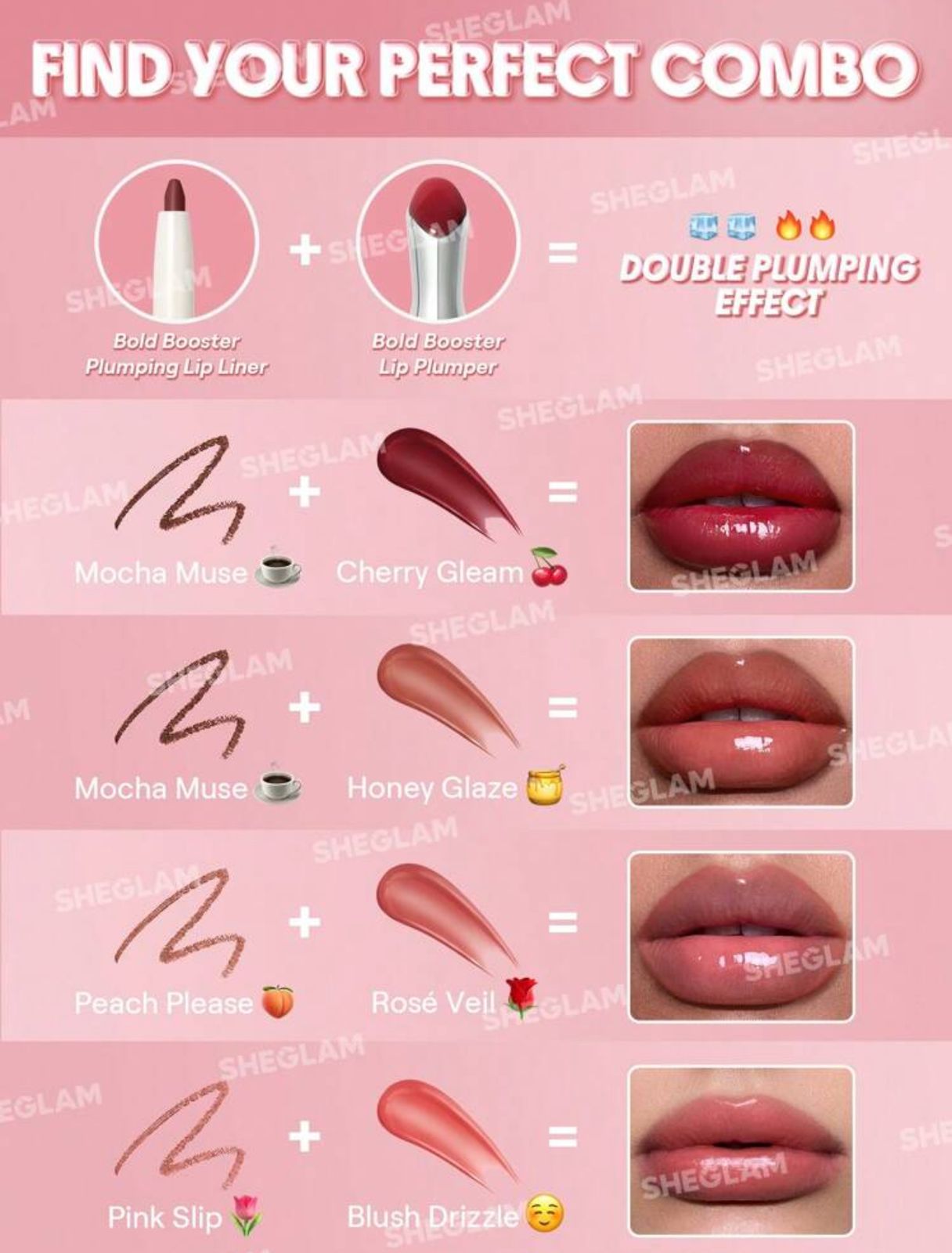 SHEGLAM Bold Booster Plumping Lip Liner