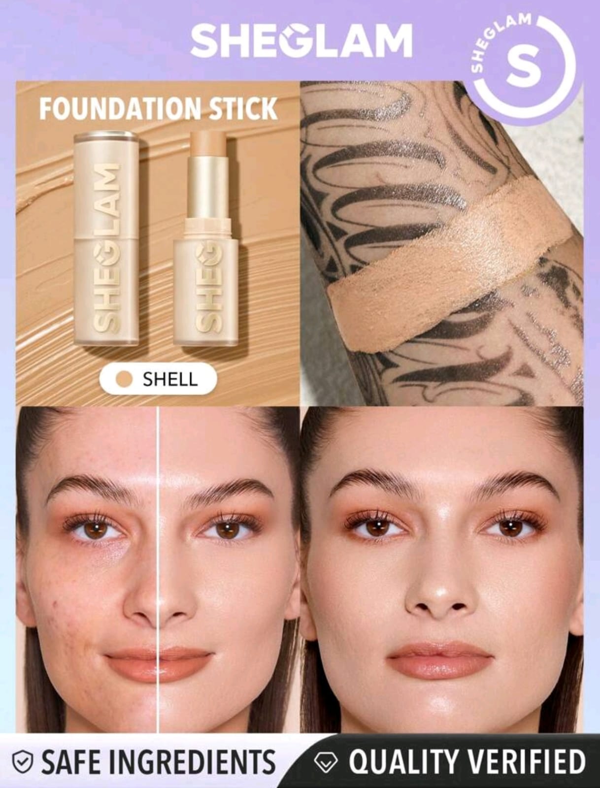 SHEGLAM Skin Magnet High Coverage Foundation Stick