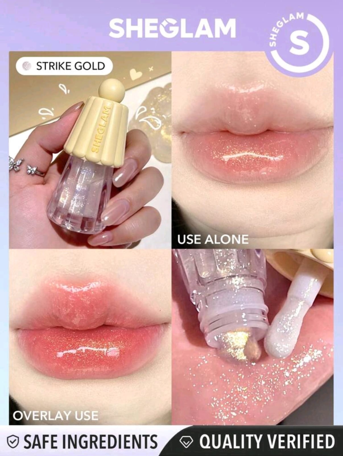 SHEGLAM Jelly Wow Hydrating Lip Oil