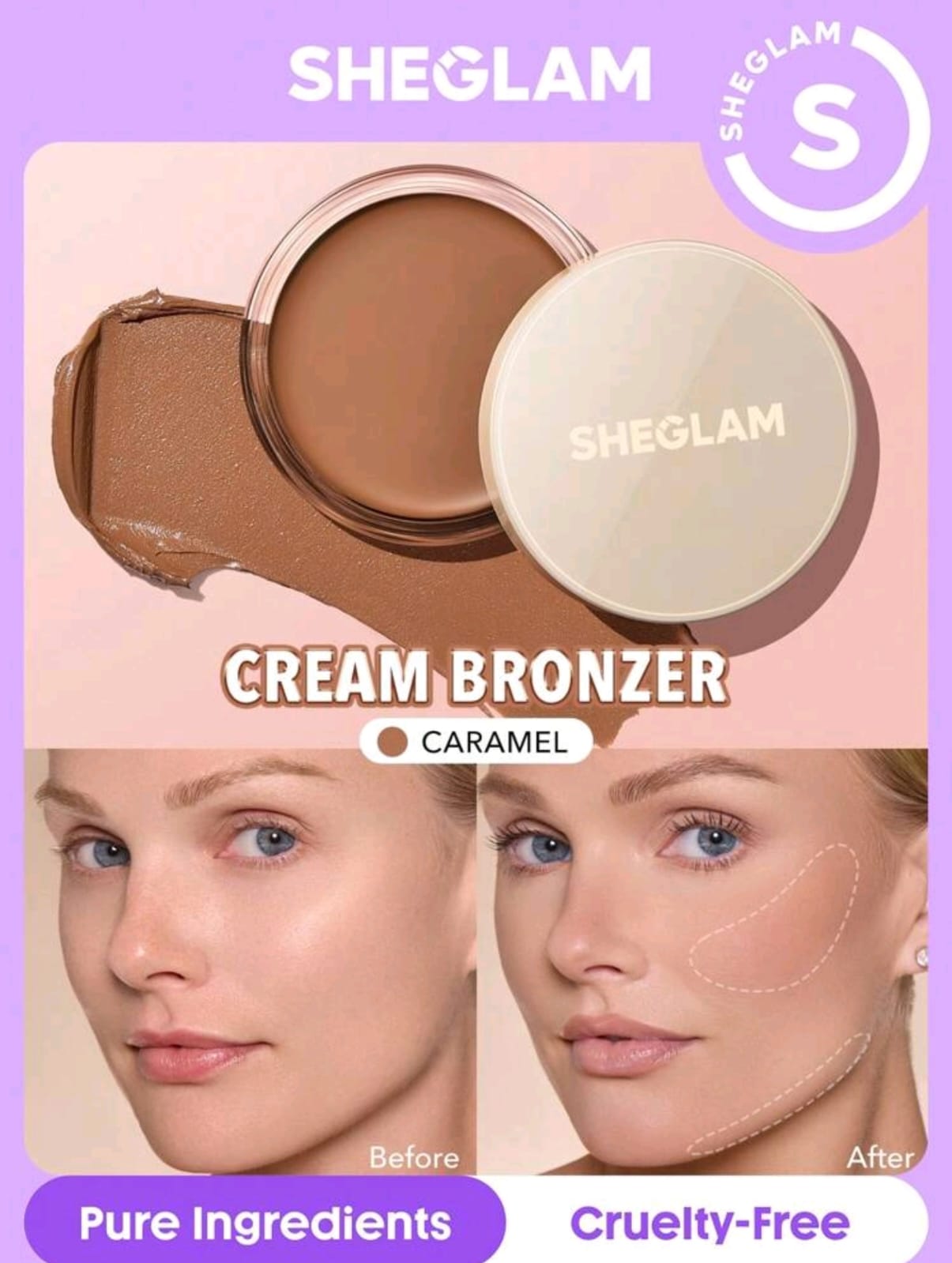 SHEGLAM Silk Haze Cream Bronzer