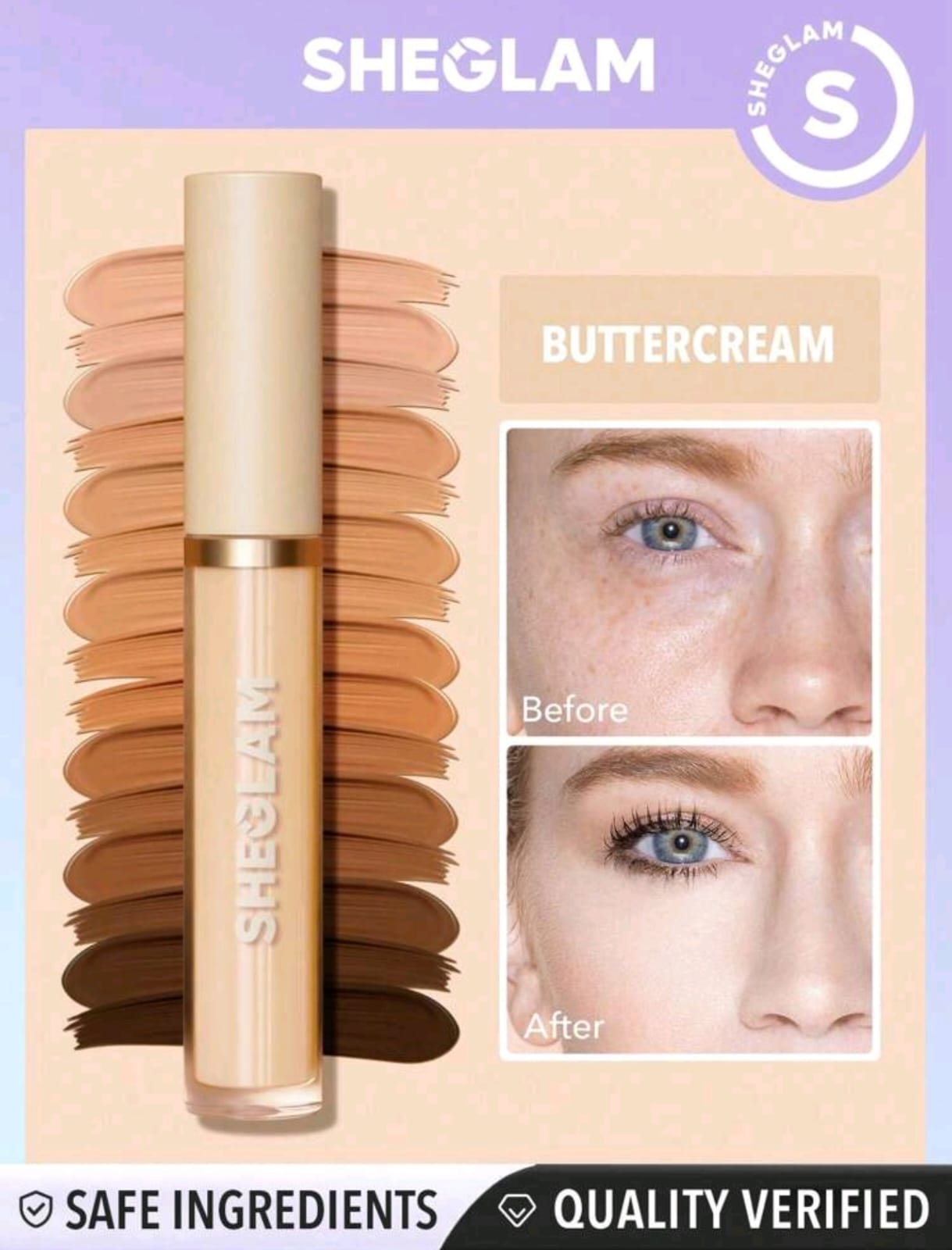 SHEGLAM Like Magic 12Hr Full Coverage Concealer