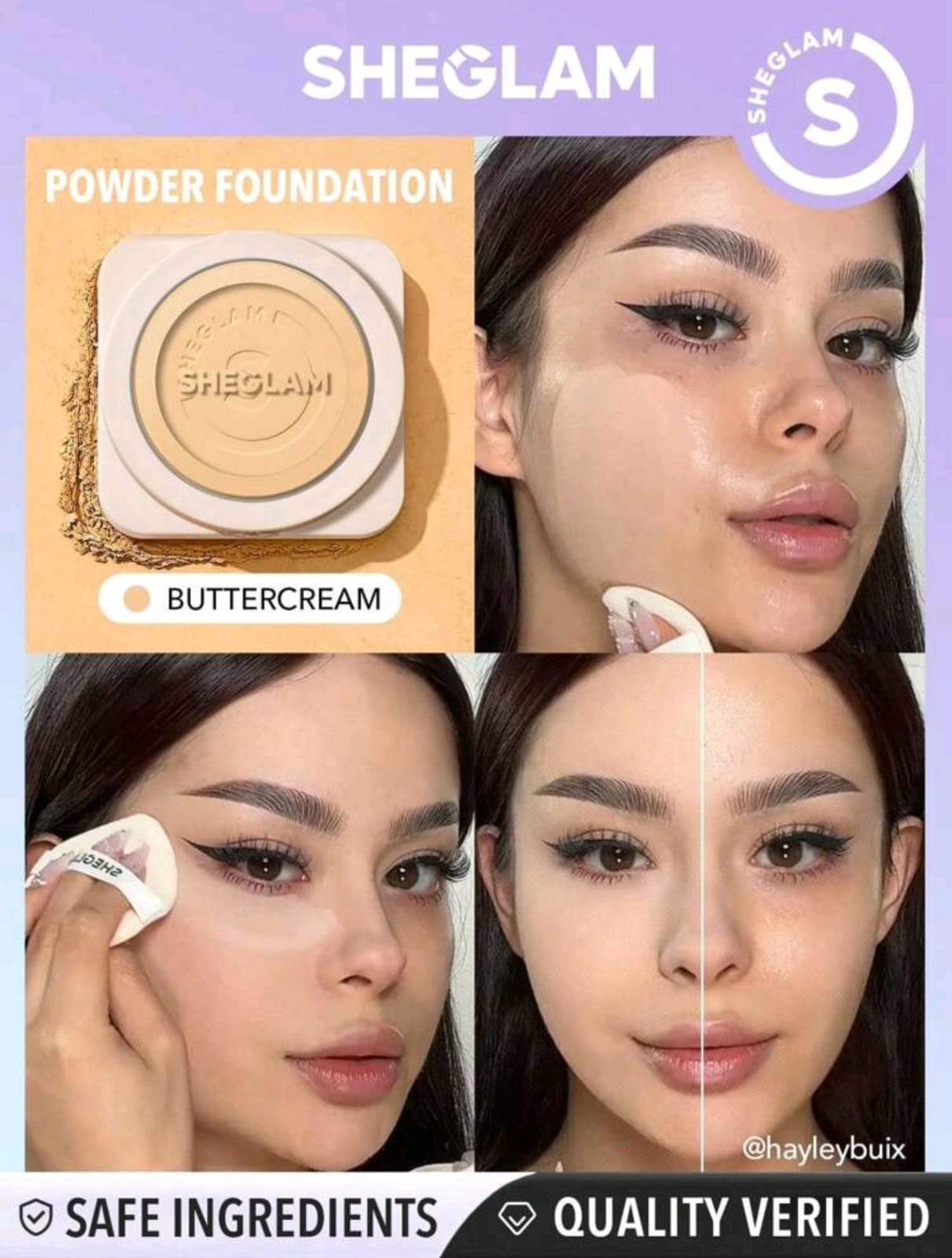 SHEGLAM Skin-Focus High Coverage Powder Foundation