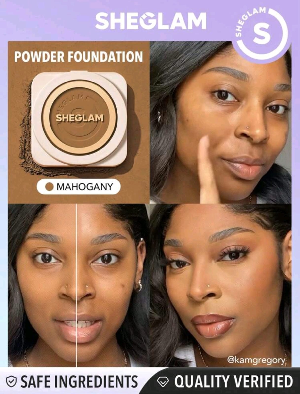 SHEGLAM Skin-Focus High Coverage Powder Foundation