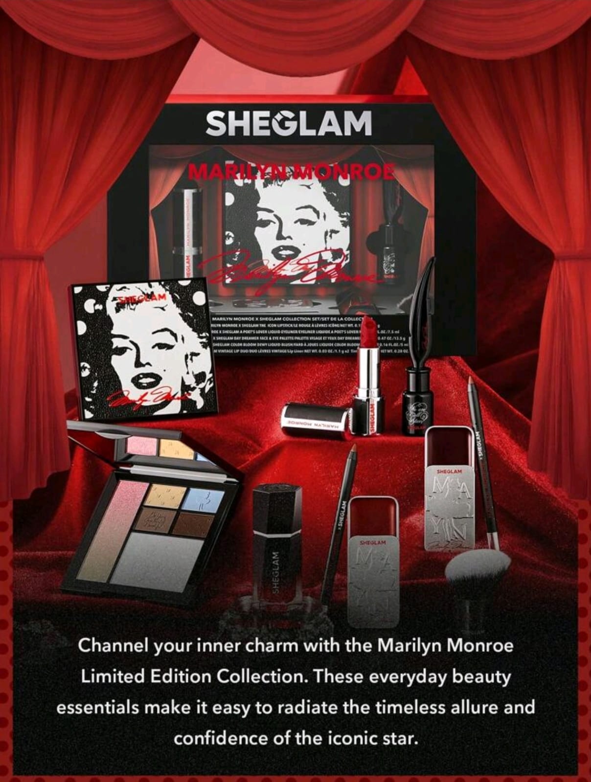 Marilyn Monroe X SHEGLAM Vintage Lip Duo 2-In-1