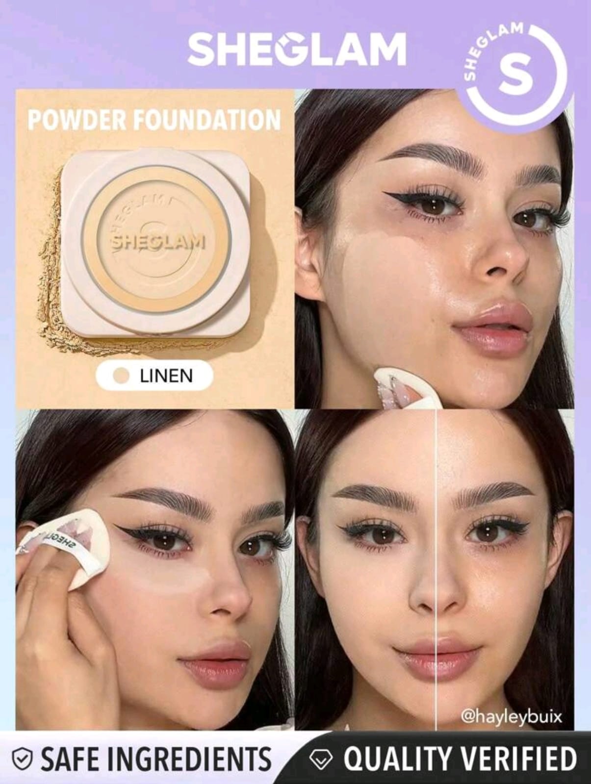 SHEGLAM Skin-Focus High Coverage Powder Foundation