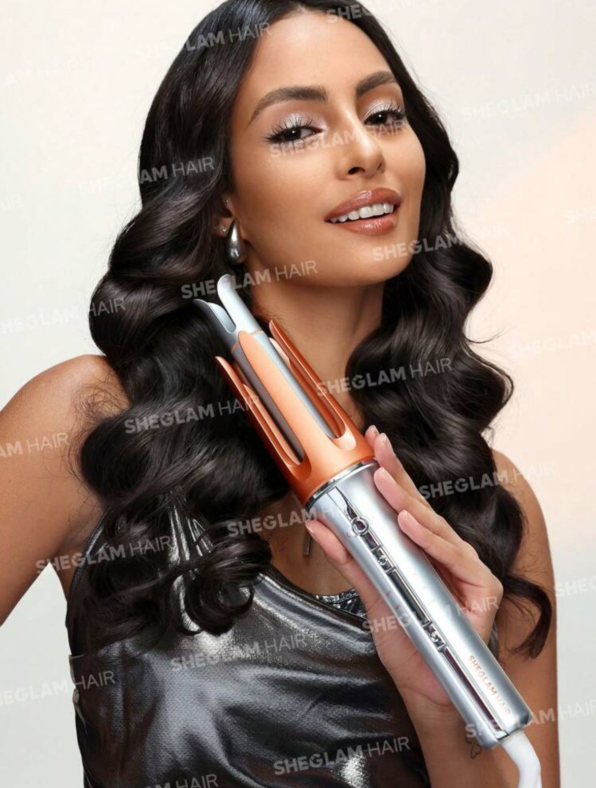 SHEGLAM HAIR It-Curl One-Touch Instant Curler,Automatic Curling Iron,Auto Hair Curler,25mm