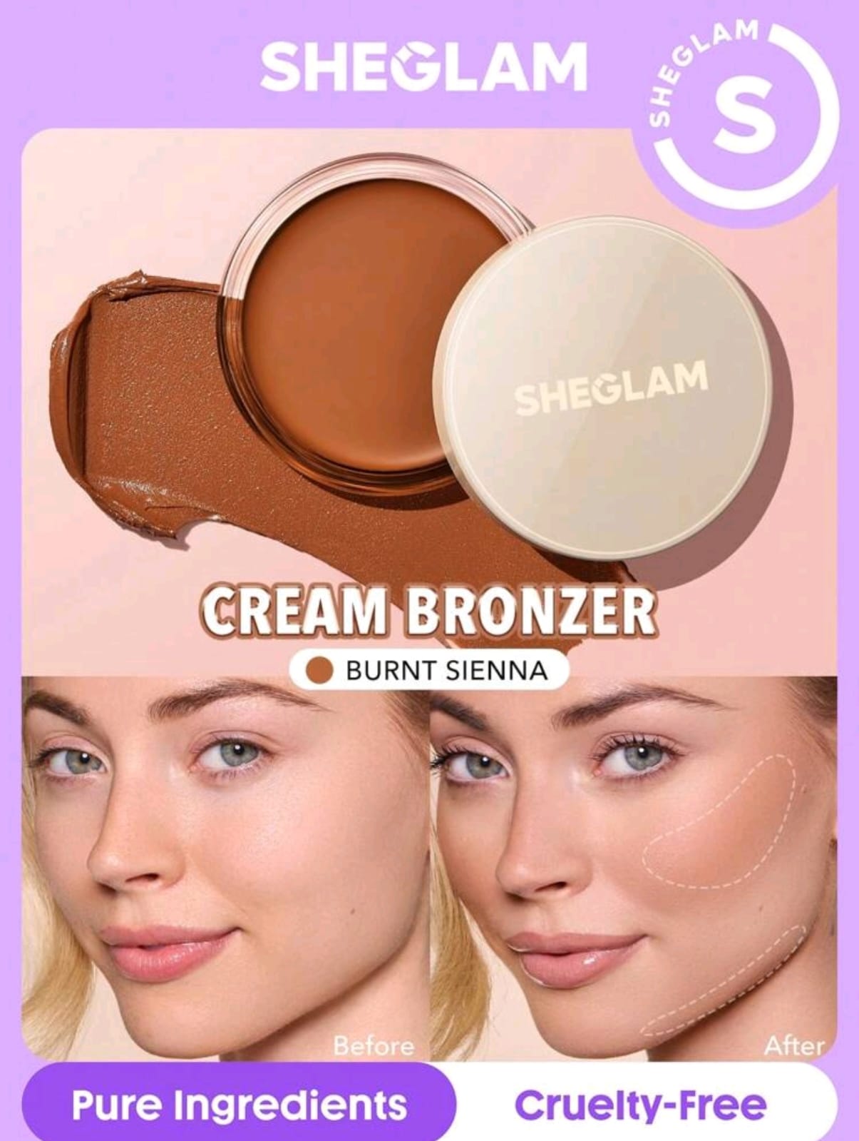 SHEGLAM Silk Haze Cream Bronzer