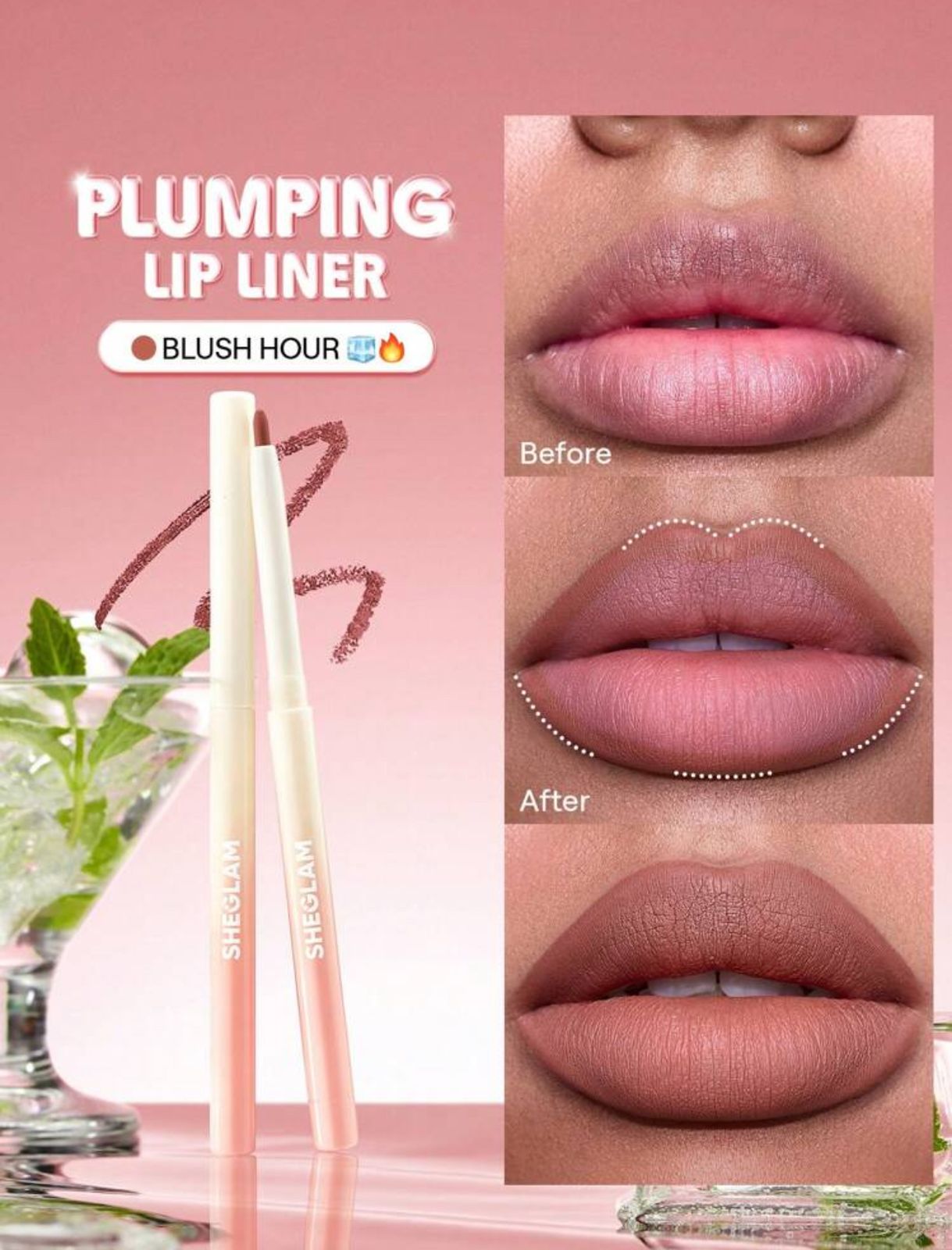 SHEGLAM Bold Booster Plumping Lip Liner