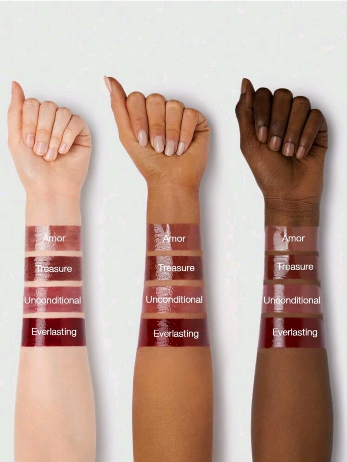 SHEGLAM Ember Rose Immortal Love Nourishing Lip Gloss Set 4 Pcs/Set Liquid Lipstick Kit
