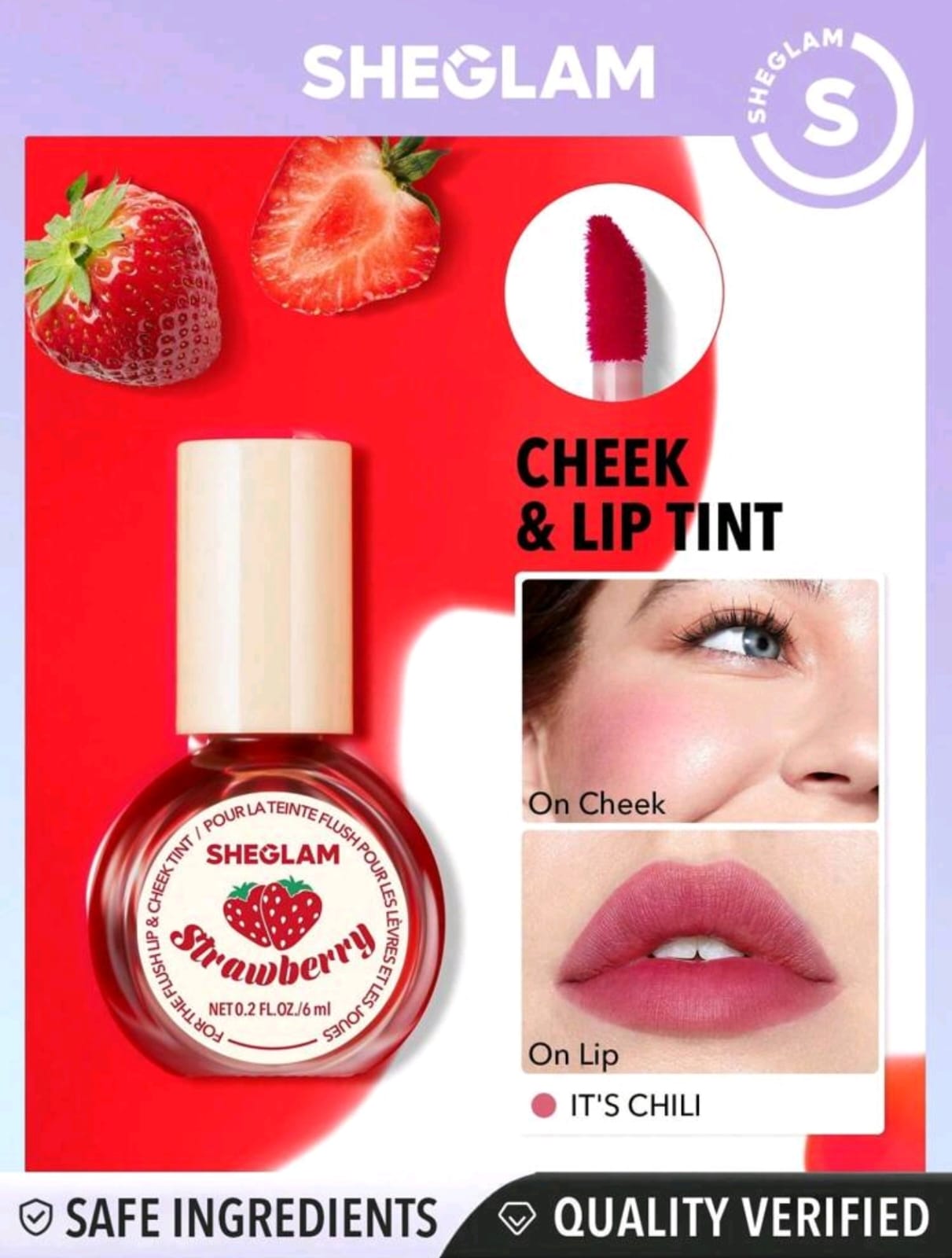 SHEGLAM For The Flush Lip & Cheek Tint