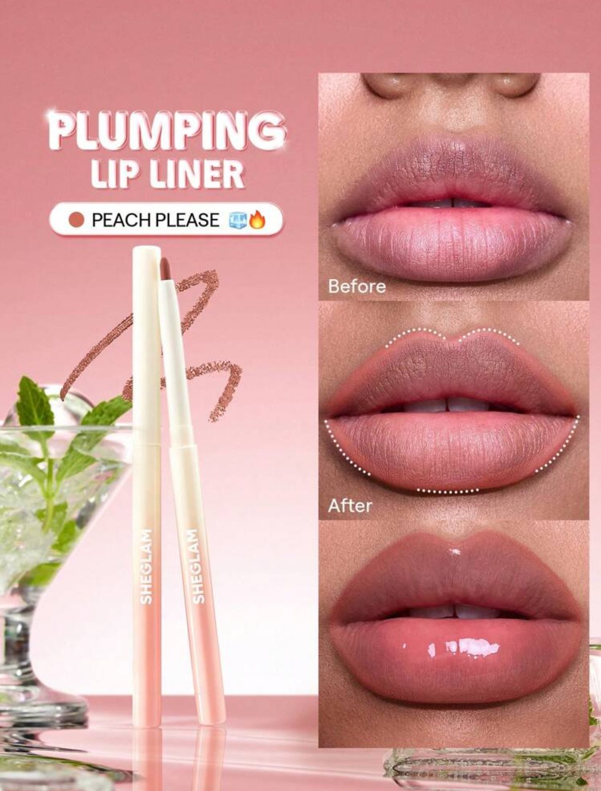 SHEGLAM Bold Booster Plumping Lip Liner