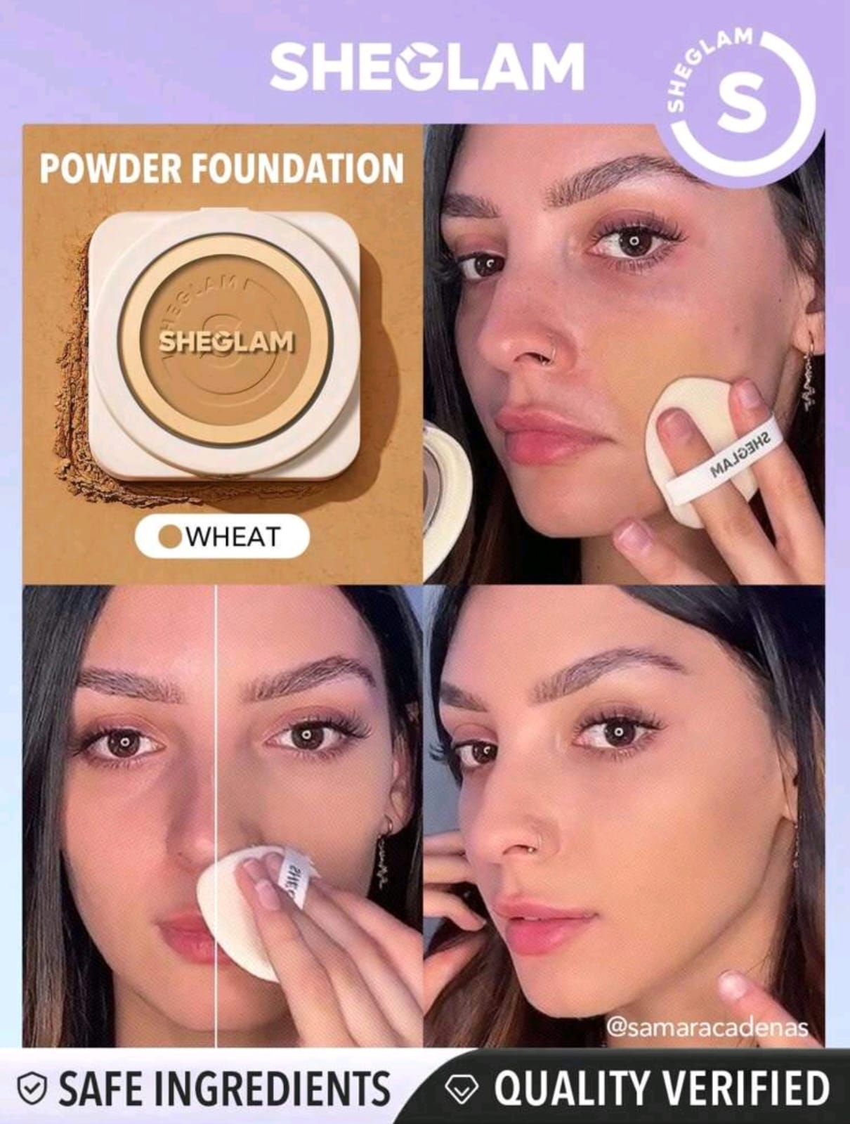 SHEGLAM Skin-Focus High Coverage Powder Foundation