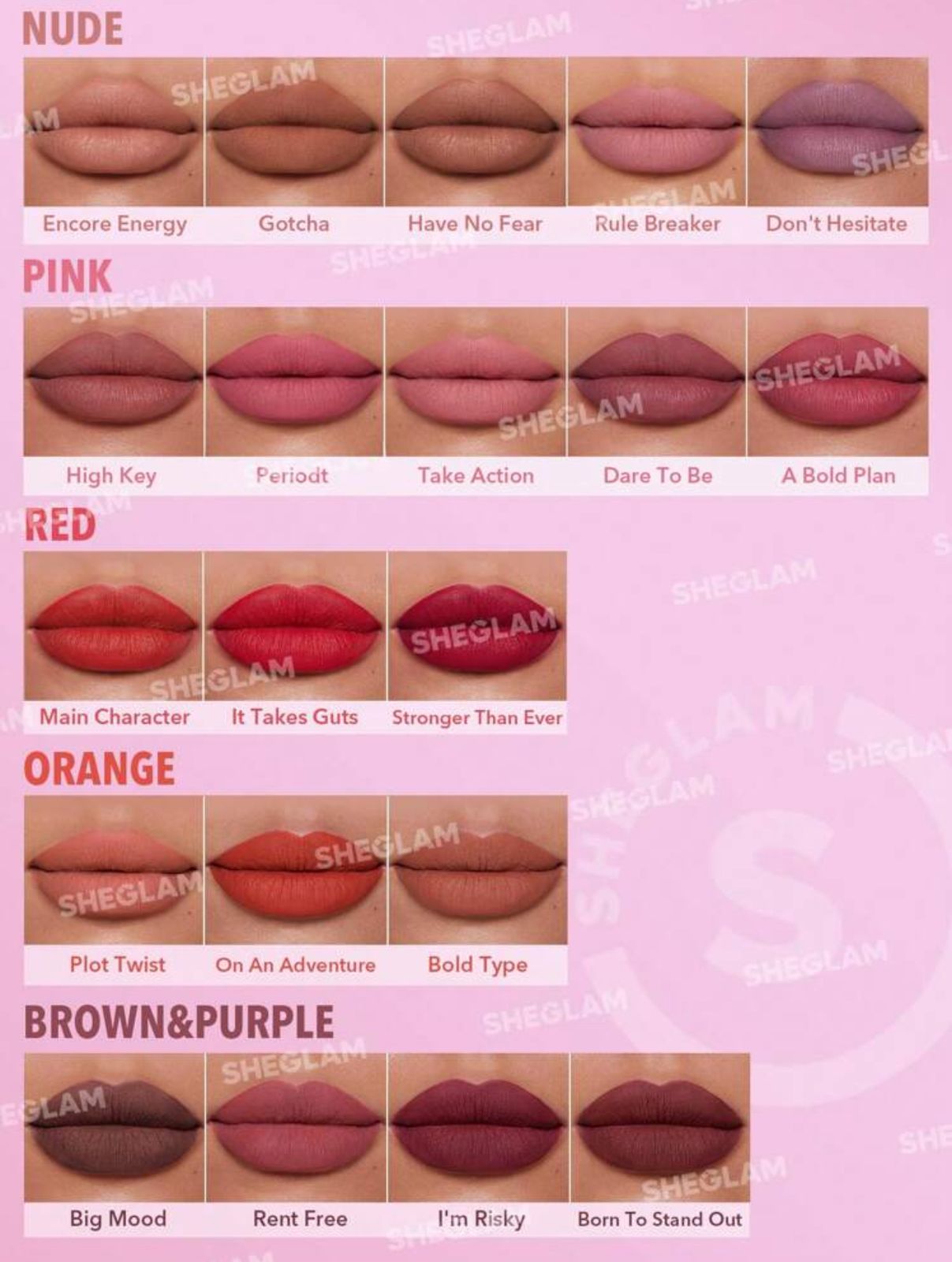 SHEGLAM Dynamatte Boom Long Lasting Matte Lipstick