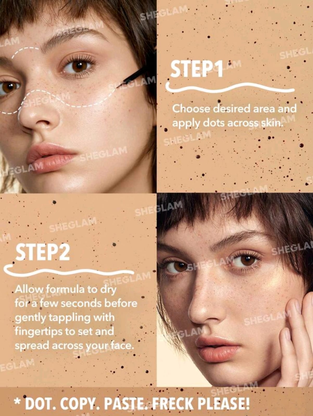 SHEGLAM Freck Please Freckle Tint-Tan