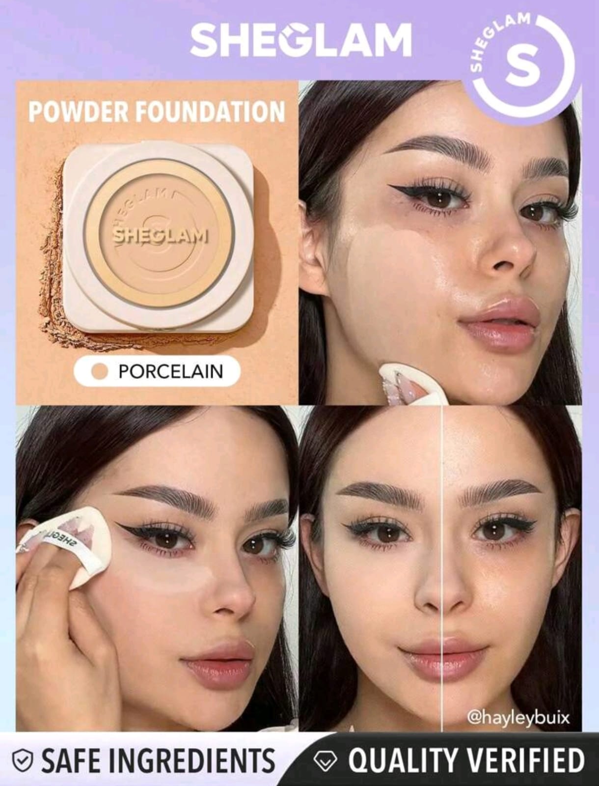 SHEGLAM Skin-Focus High Coverage Powder Foundation