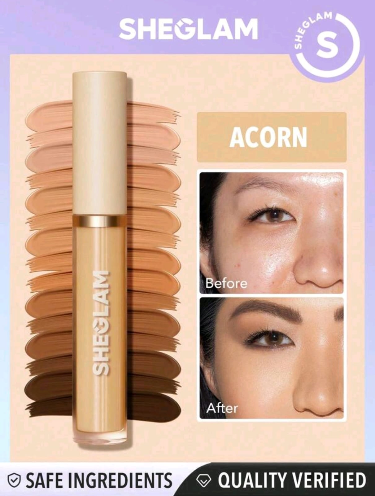 SHEGLAM Like Magic 12Hr Full Coverage Concealer
