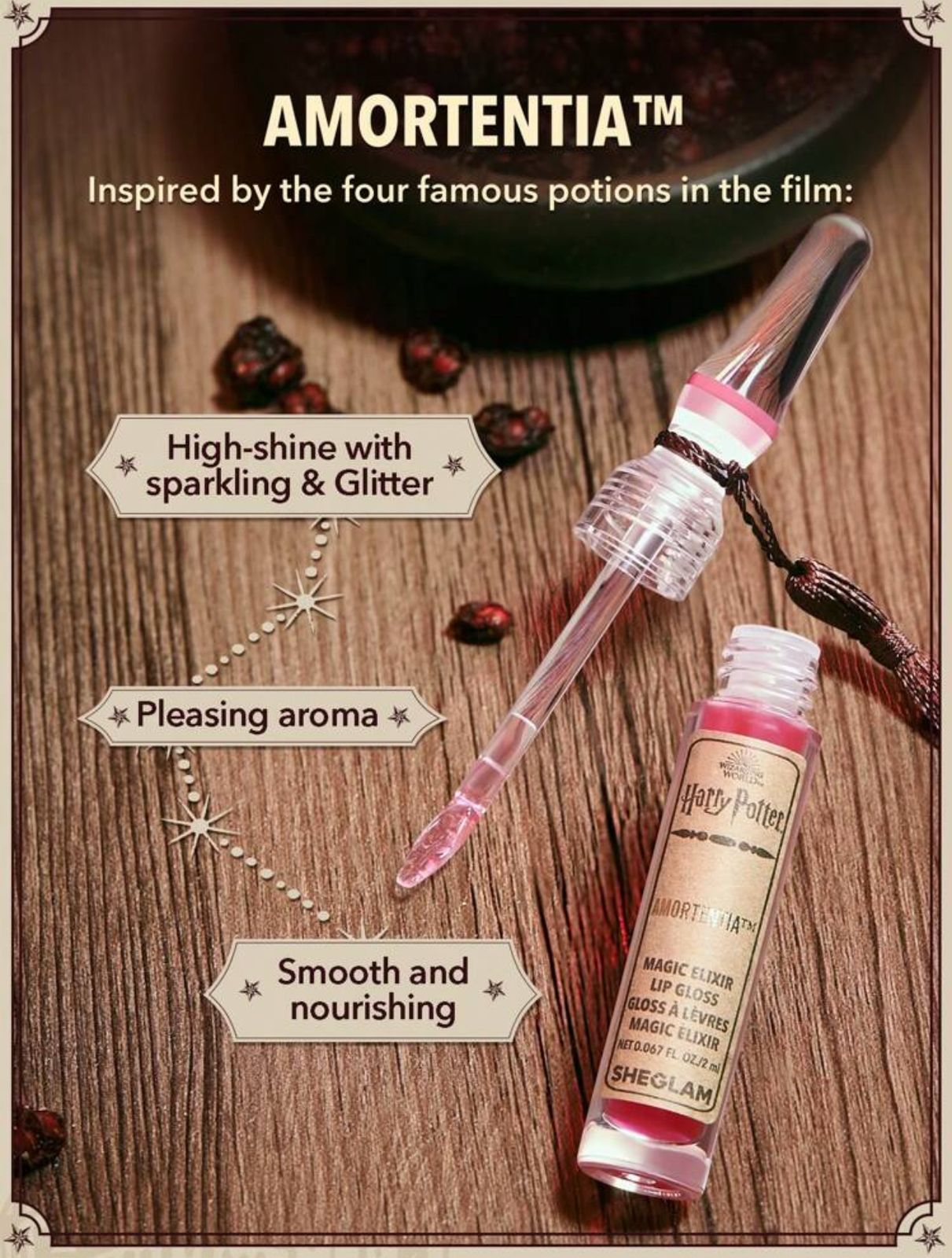 Harry Potter X SHEGLAM Harry Potter Magic Elixir Lip Gloss