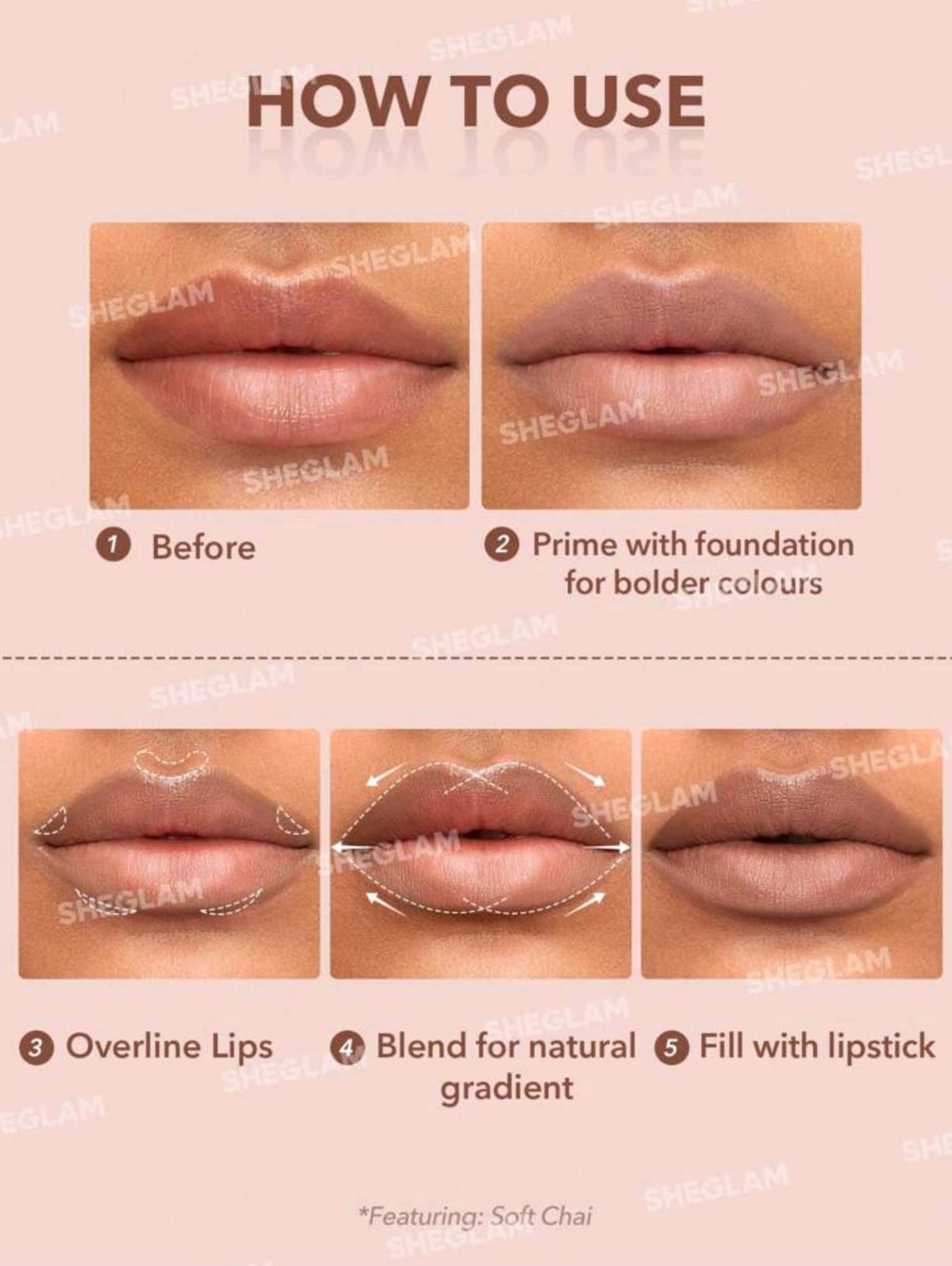 SHEGLAM Glam 101 Lipstick & Liner Duo