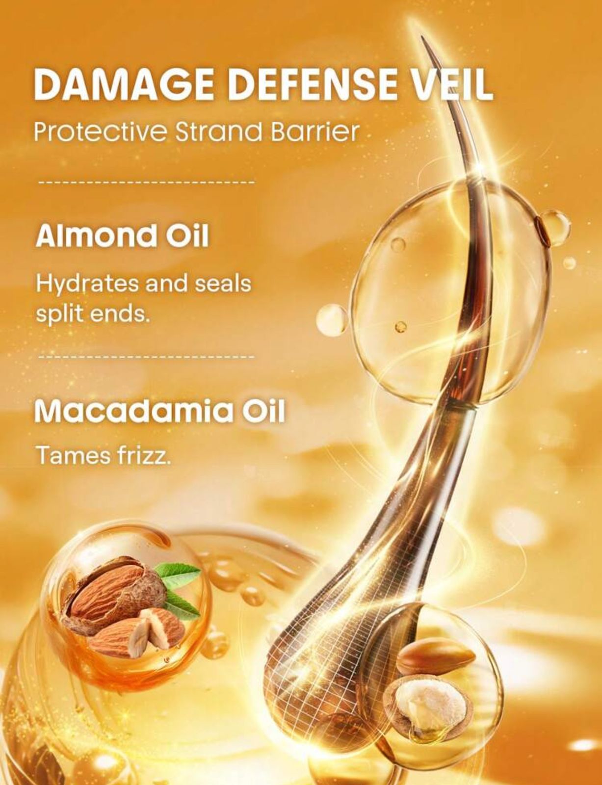 SHEGLAM HAIR 24K Glow High Shine Styling Serum