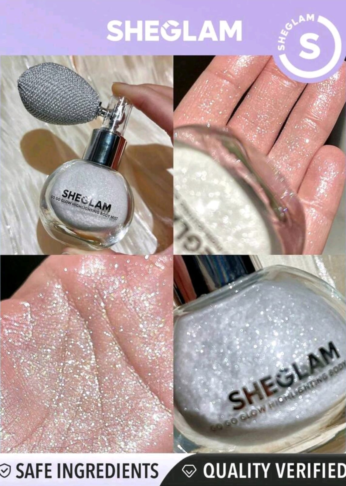 SHEGLAM Go Go Glow Highlighting Body Mist