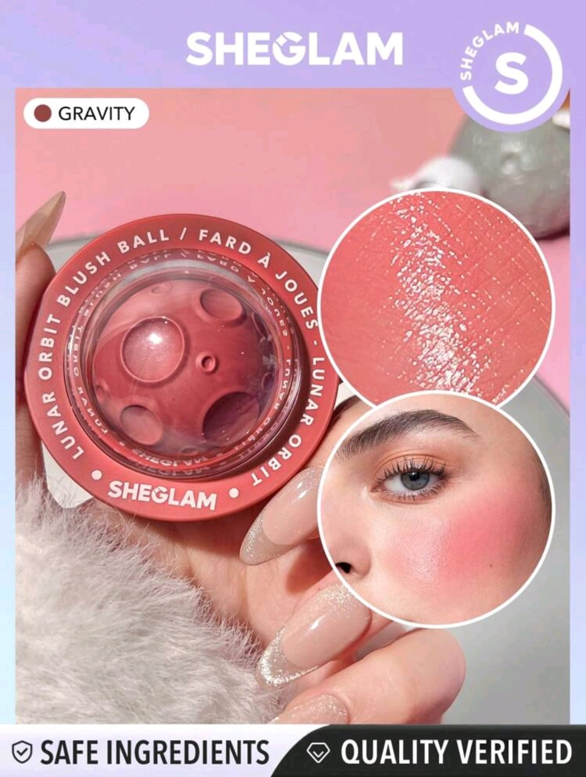 SHEGLAM Lunar Orbit Blush Ball