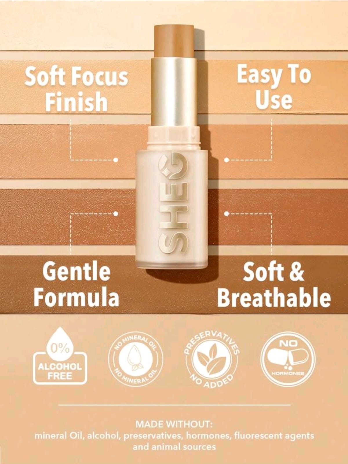 SHEGLAM Skin Magnet High Coverage Foundation Stick