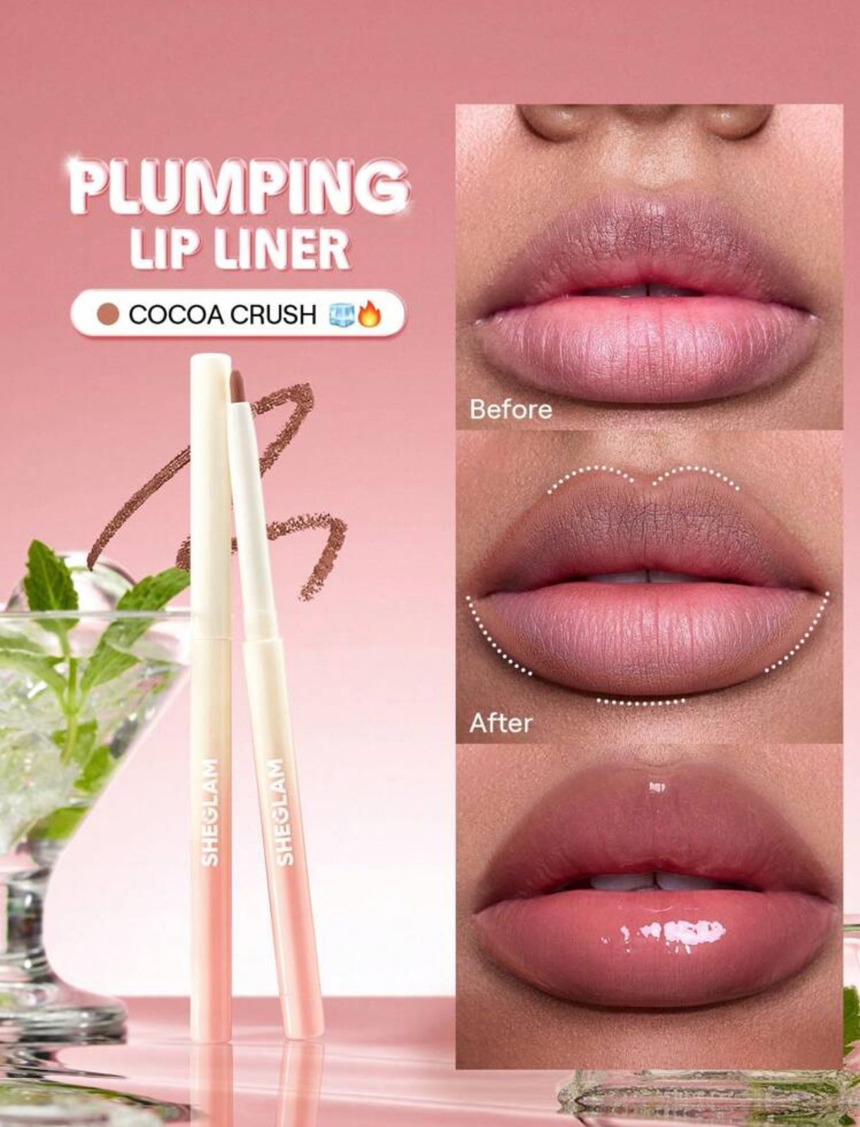 SHEGLAM Bold Booster Plumping Lip Liner