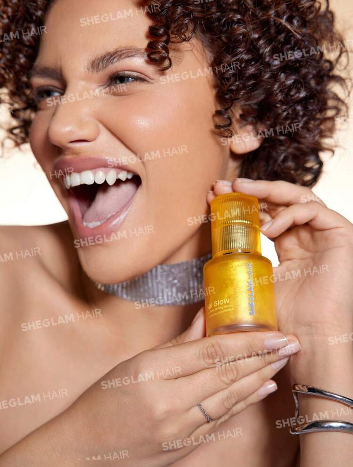 SHEGLAM HAIR 24K Glow High Shine Styling Serum