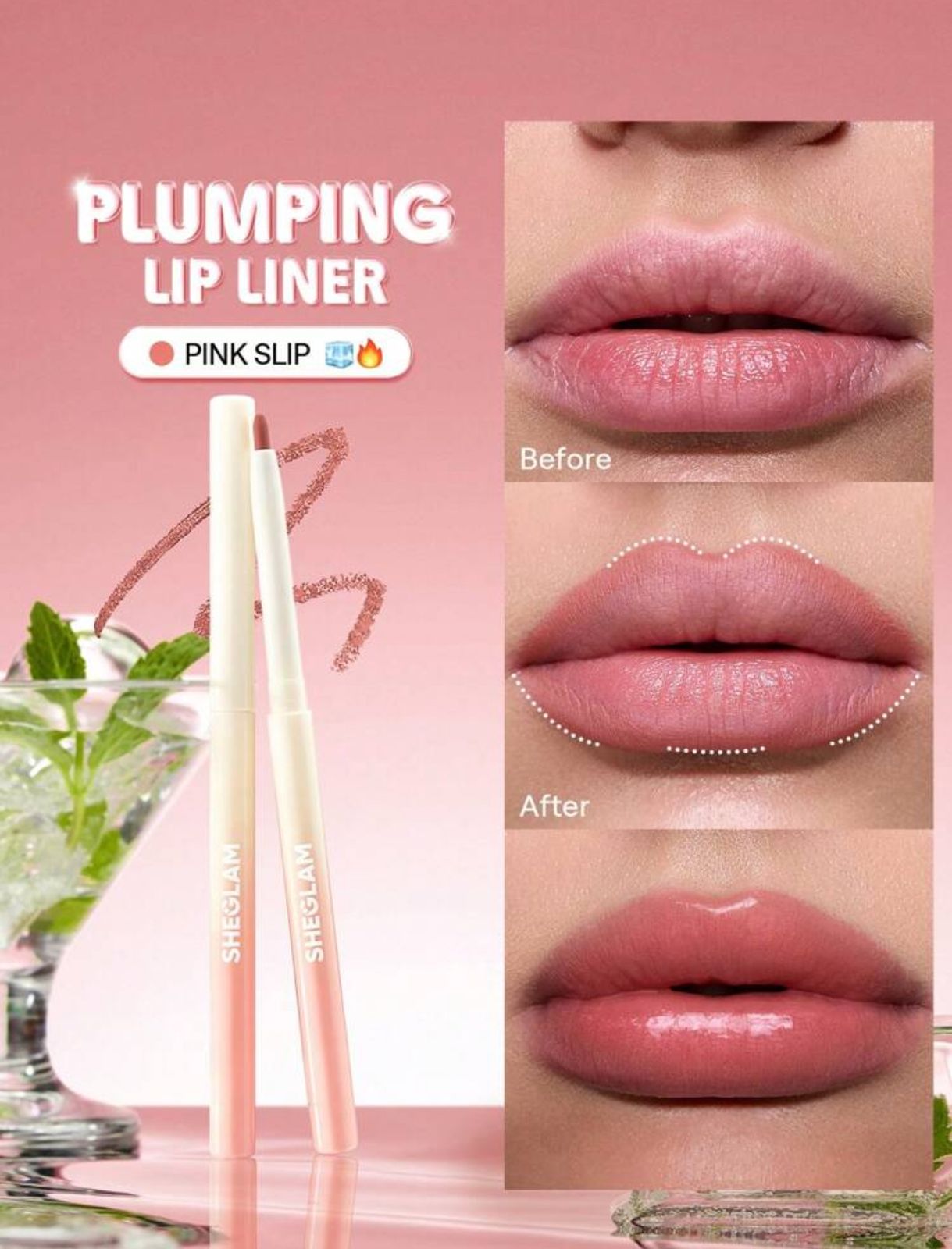 SHEGLAM Bold Booster Plumping Lip Liner