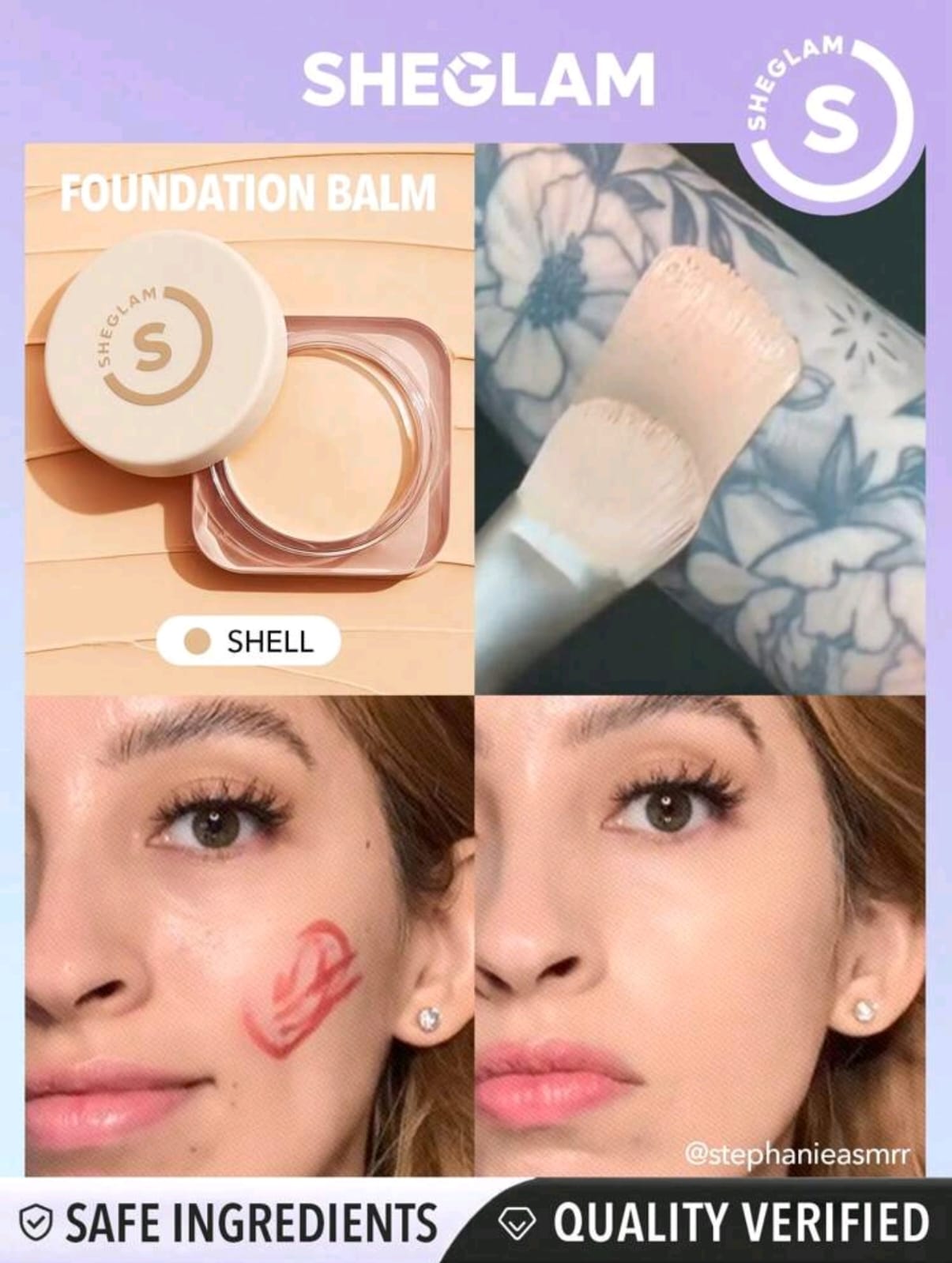 SHEGLAM Full Coverage Foundation Balm