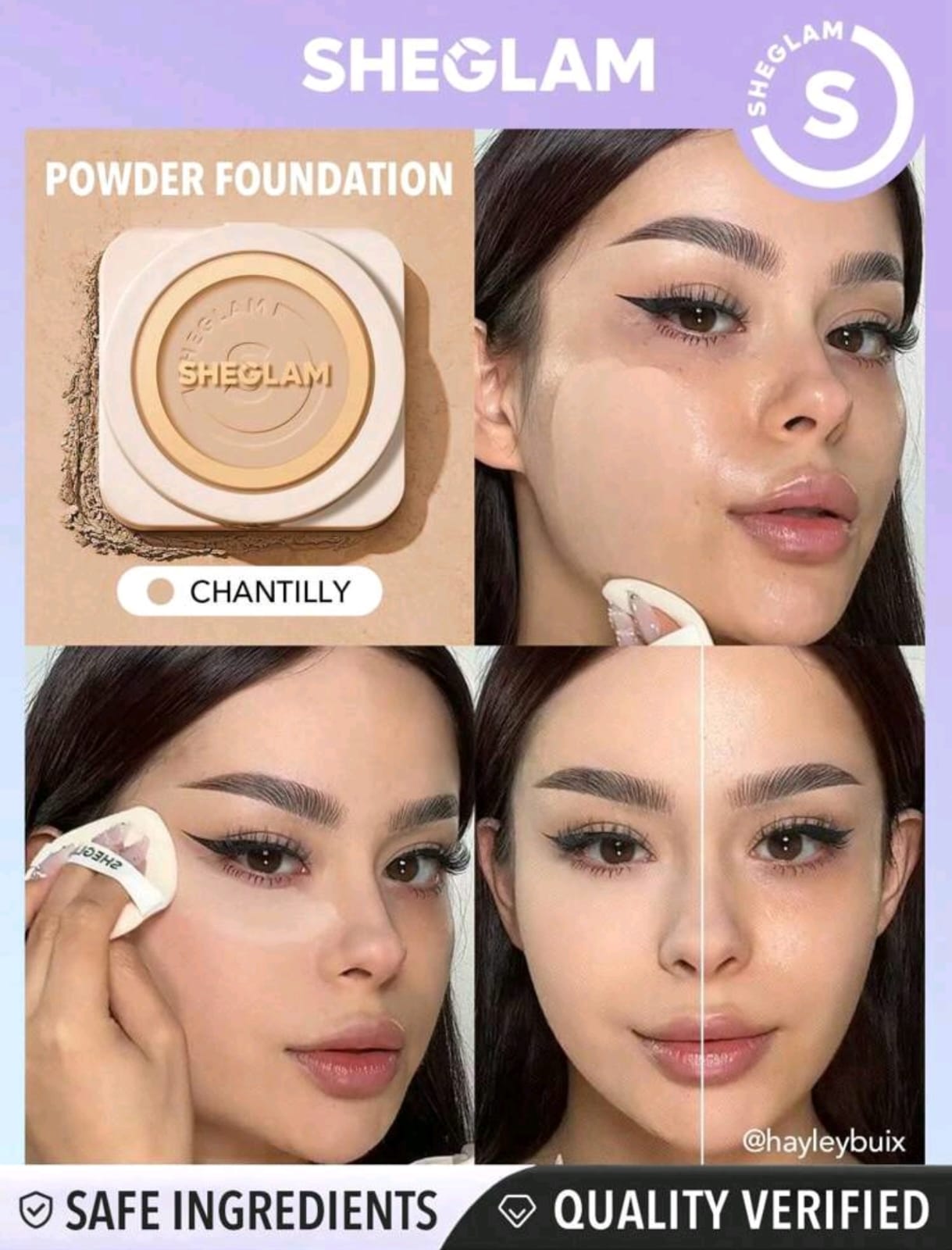 SHEGLAM Skin-Focus High Coverage Powder Foundation