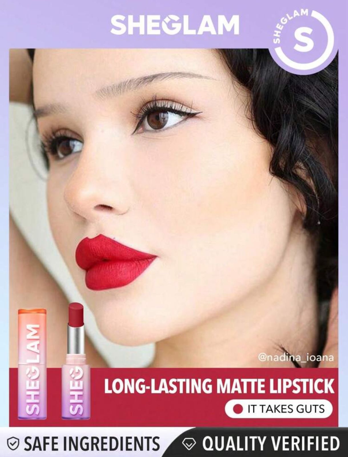 SHEGLAM Dynamatte Boom Long Lasting Matte Lipstick
