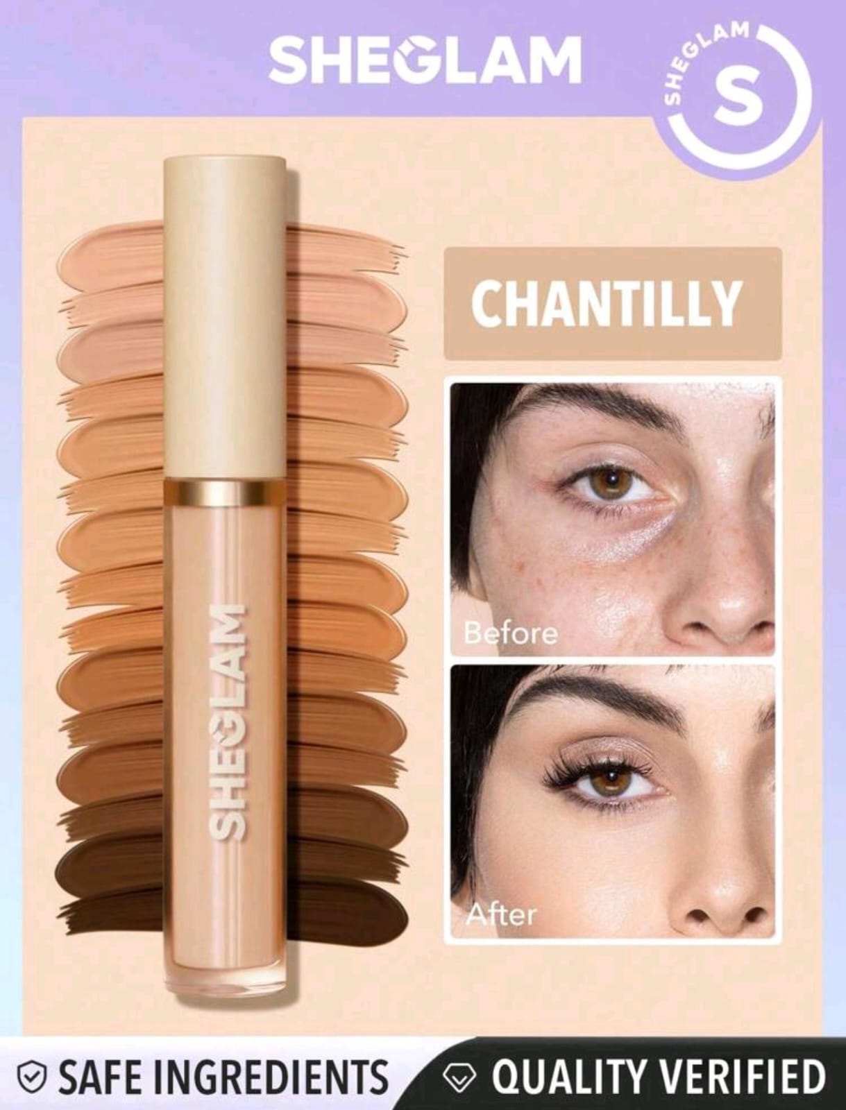 SHEGLAM Like Magic 12Hr Full Coverage Concealer