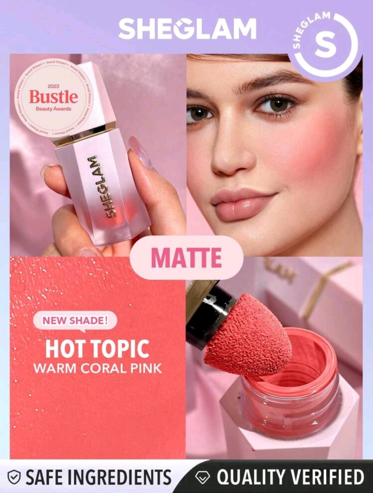 SHEGLAM Color Bloom Liquid Blush Matte Finish