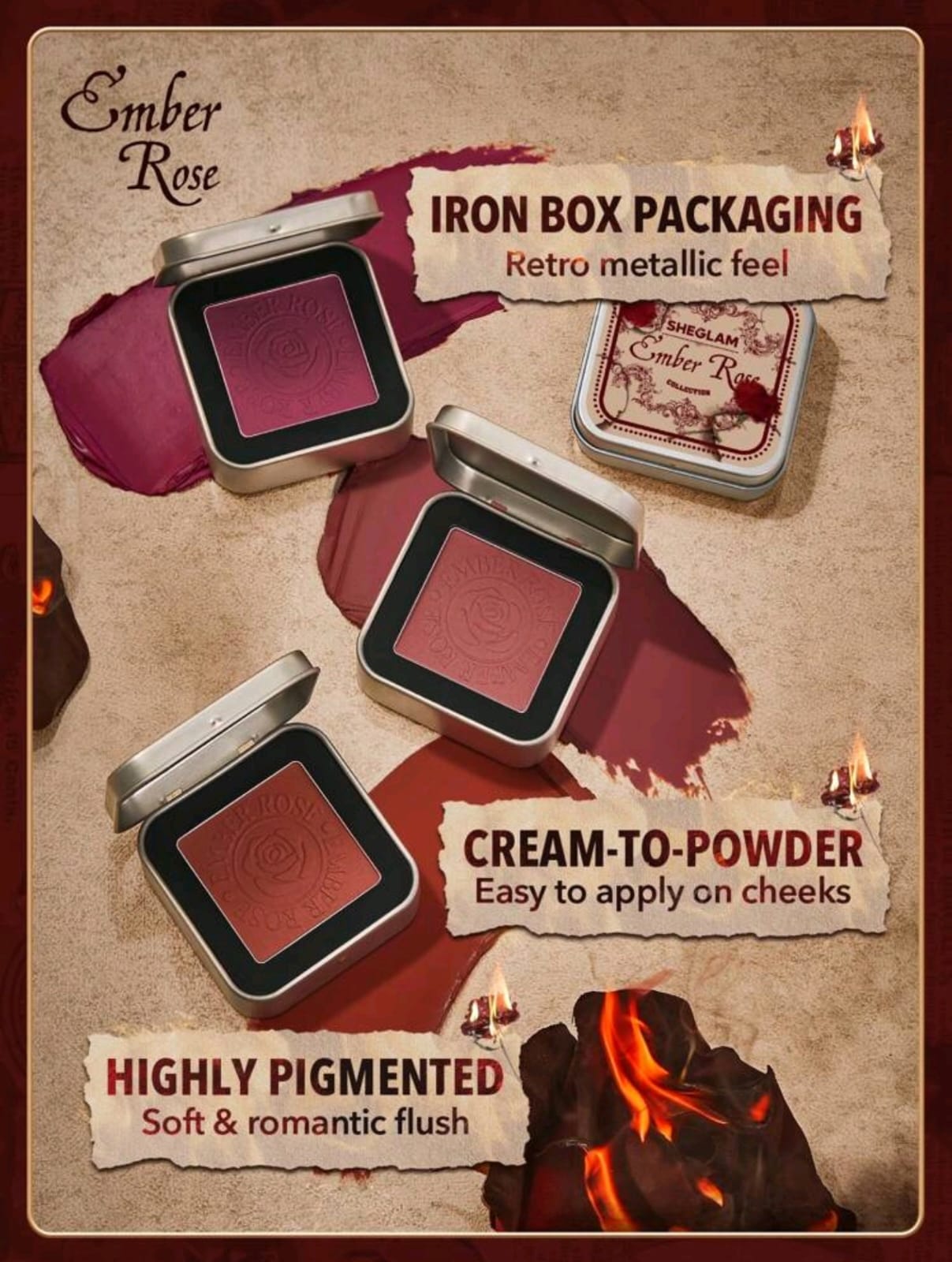 SHEGLAM Ember Rose Eternal Flame Cream Blush
