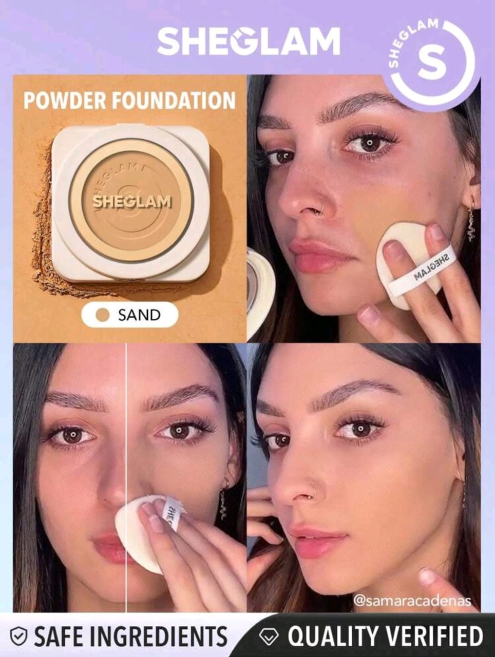 SHEGLAM Skin-Focus High Coverage Powder Foundation