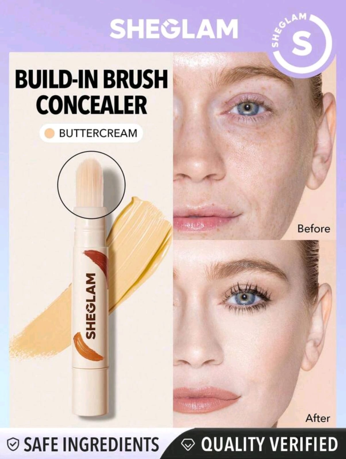 SHEGLAM Perfect Skin High Coverage Concealer