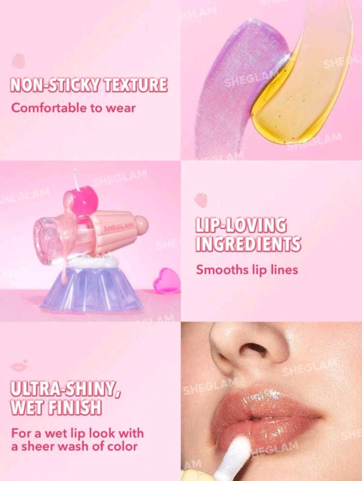 SHEGLAM Jelly Wow Hydrating Lip Oil