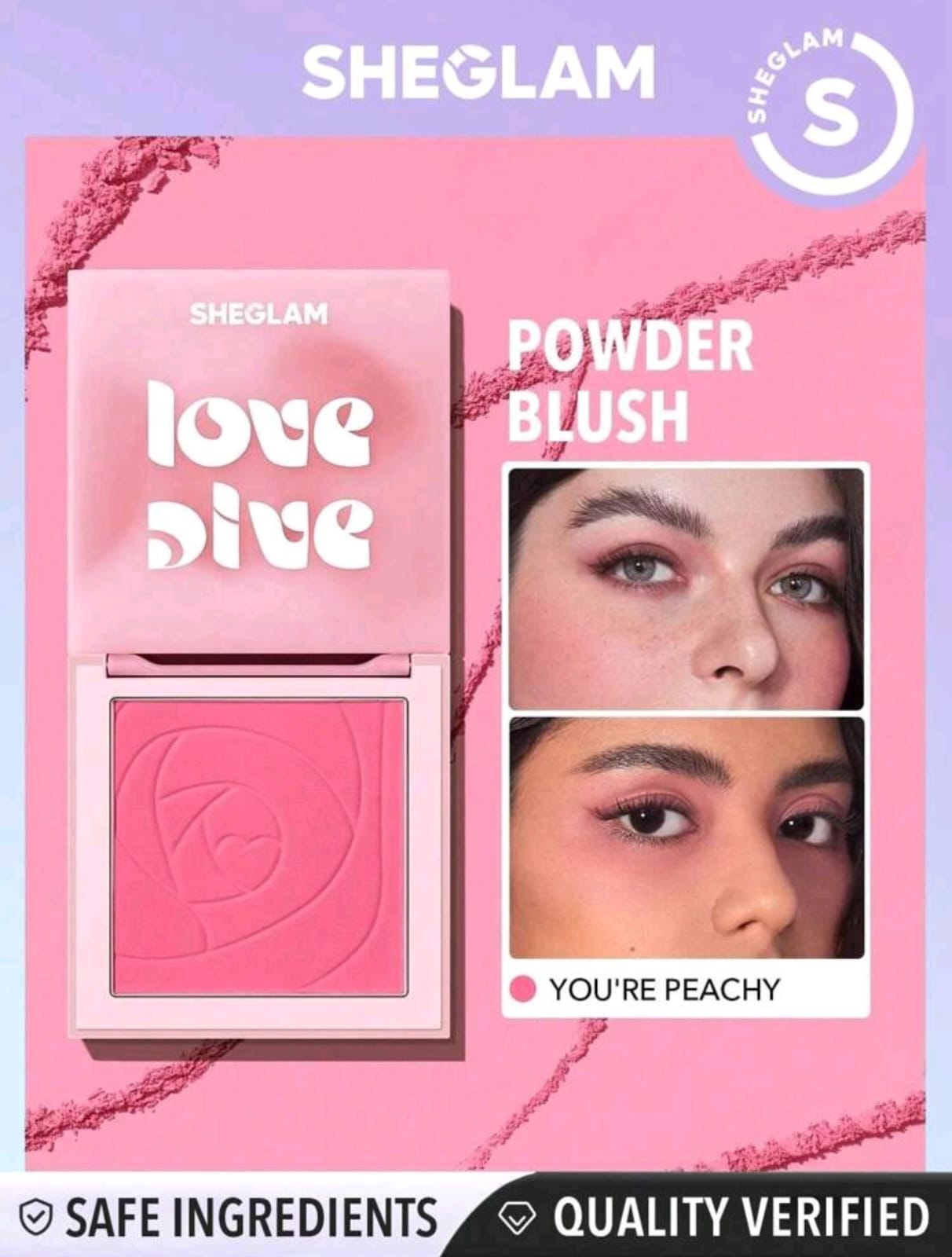 SHEGLAM Love Dive Tender Heart Powder Blush