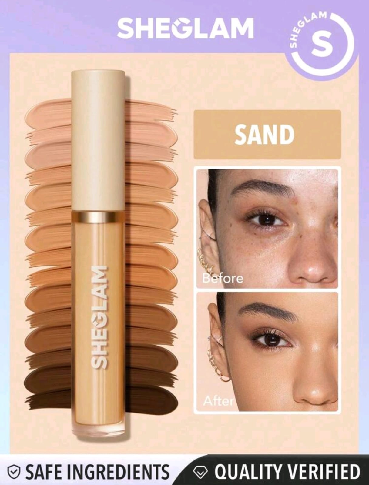SHEGLAM Like Magic 12Hr Full Coverage Concealer