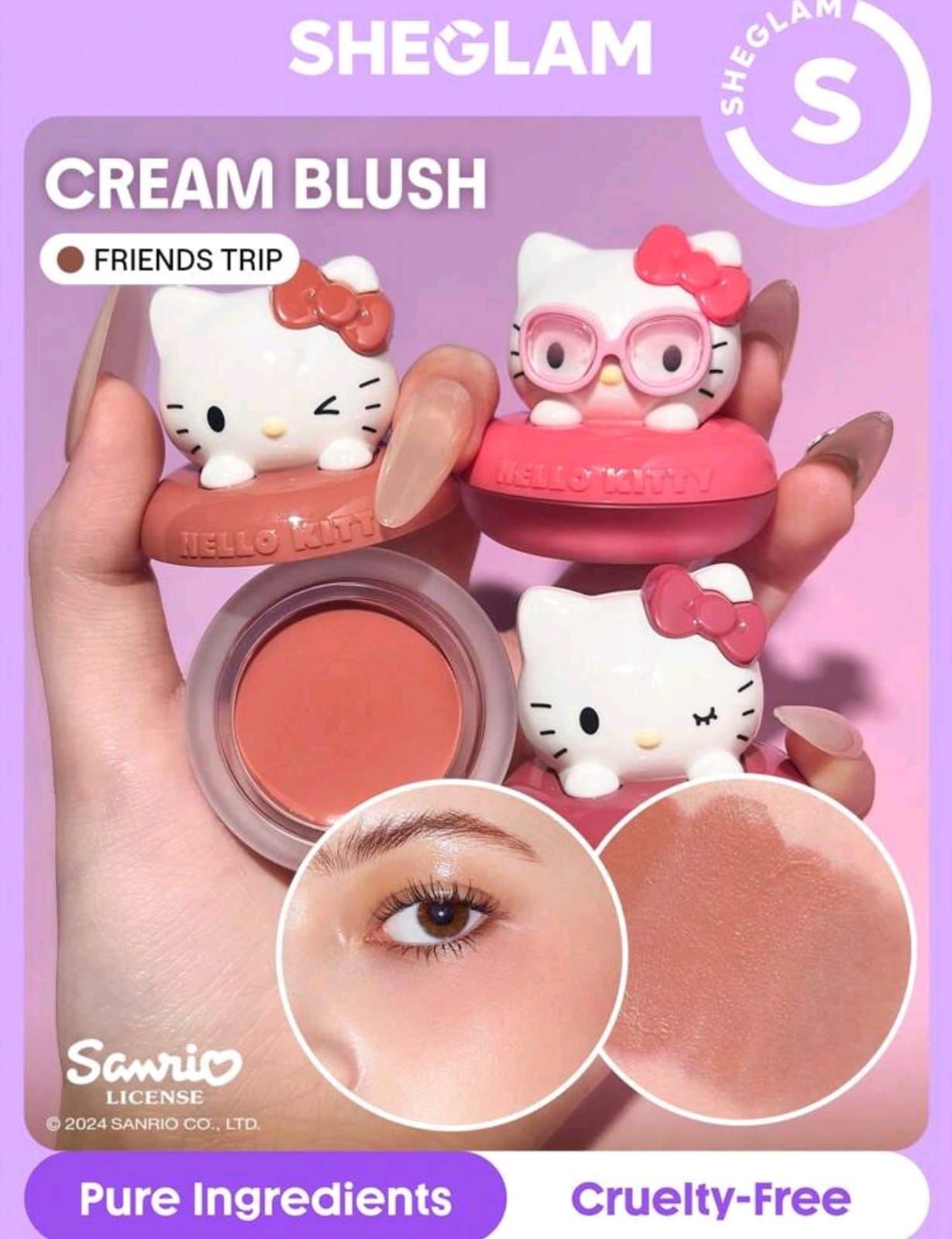 Hello Kitty|SHEGLAM Coastal Charm Cream Blush