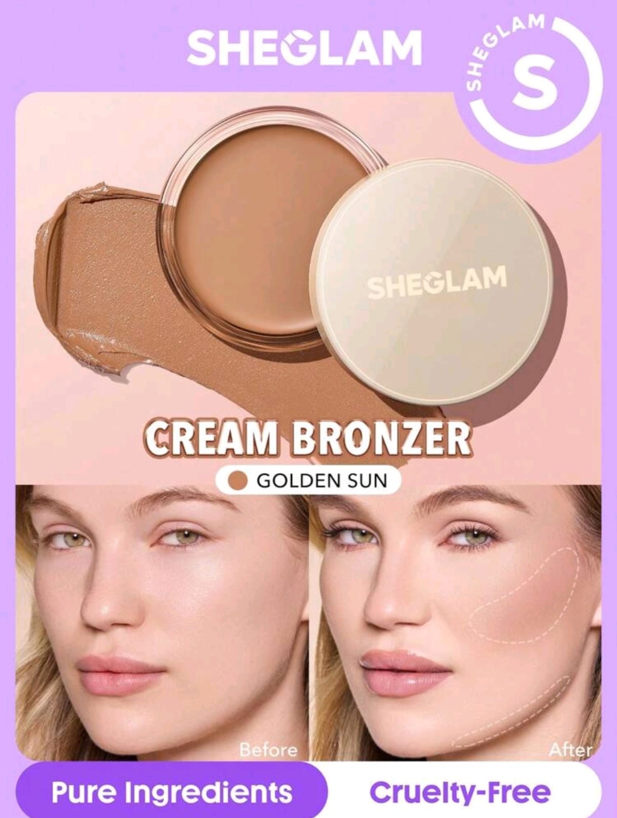 SHEGLAM Silk Haze Cream Bronzer