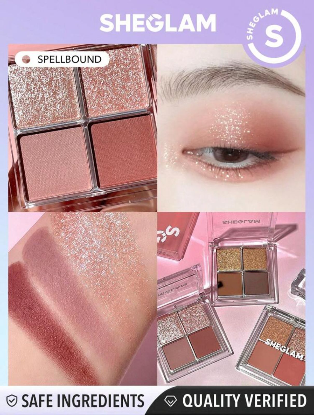 SHEGLAM Cosmic Crystal Eyeshadow Quad