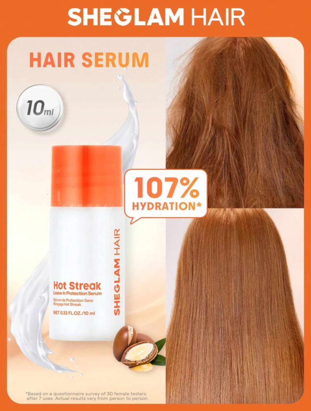 SHEGLAM HAIR Hot Streak Leave-In Protection Serum