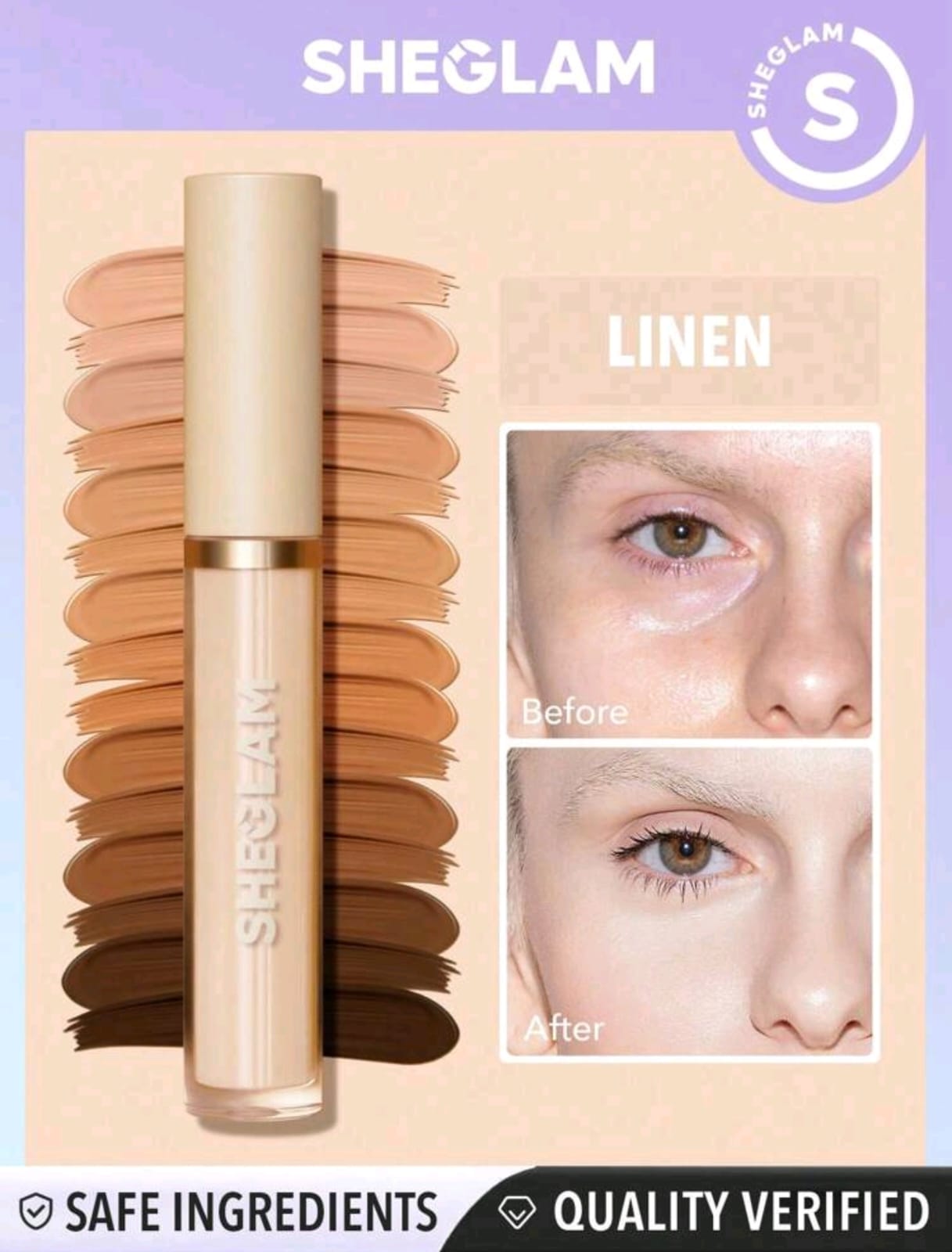 SHEGLAM Like Magic 12Hr Full Coverage Concealer