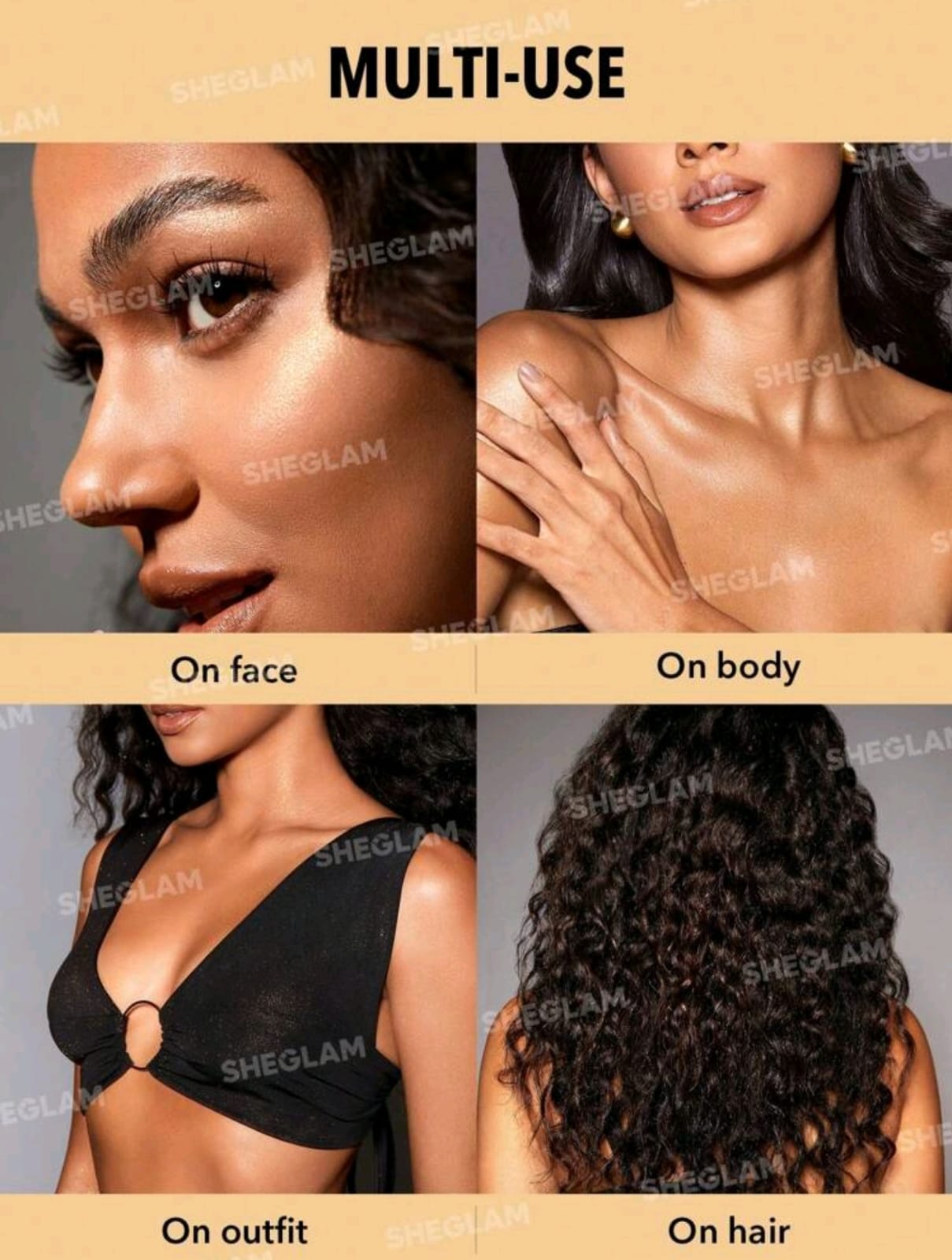 SHEGLAM Go Go Glow Highlighting Body Mist