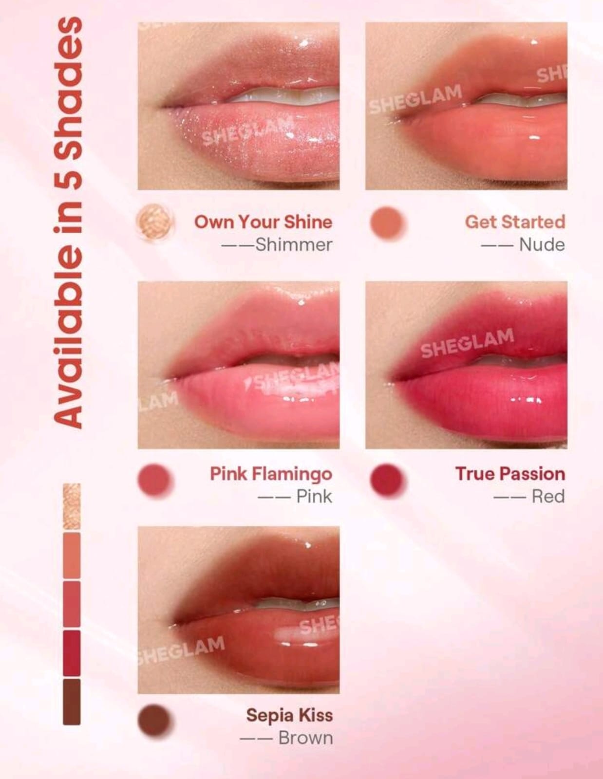 SHEGLAM Booster Shine Plumping Lip Gloss
