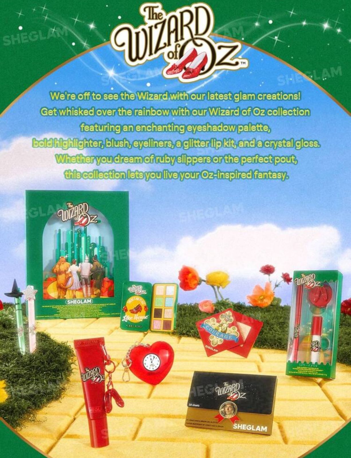 The Wizard of OZ™ | SHEGLAM Ruby Slippers™ Glitter Lip Kit